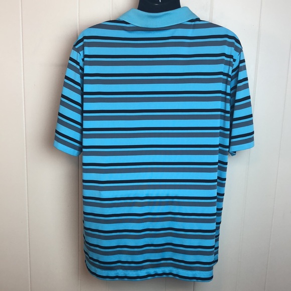 Nike Golf XL Shirt Polo Henley Teal Blue - Picture 3 of 6